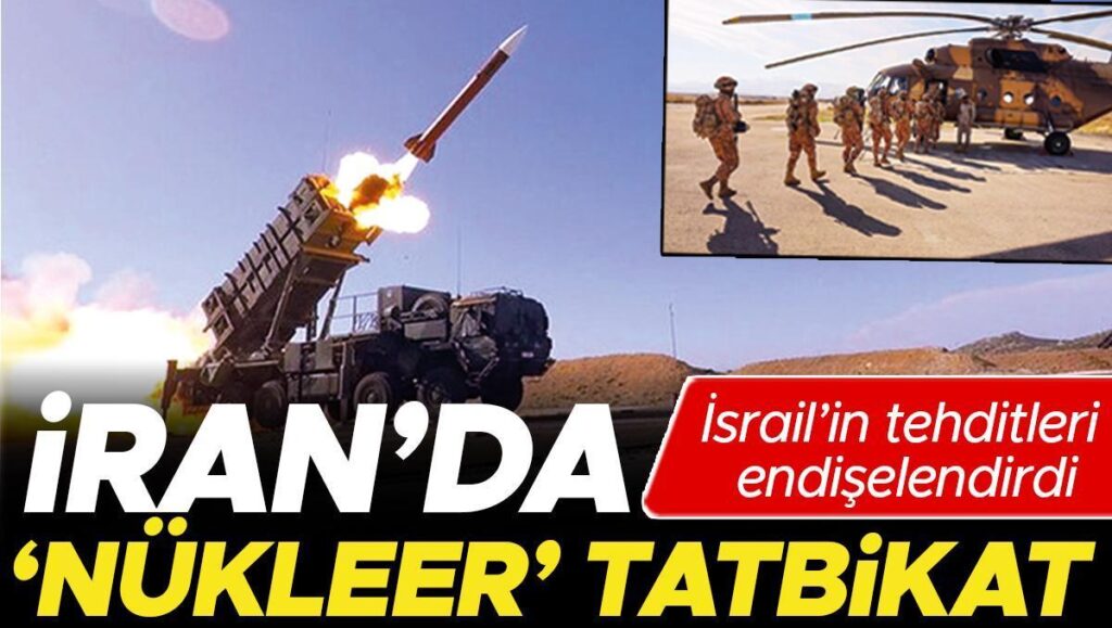 israilin tehditleri endiselendirdiiranda nukleer tatbikat HJHeCvdN