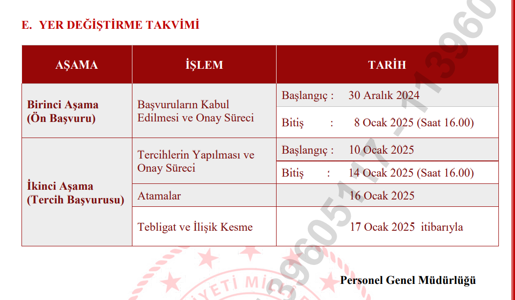 ogretmenlerin mazerete bagli yer degistirme sonuclari ne zaman aciklanacak meb il ici ve iller NyKJP9IB