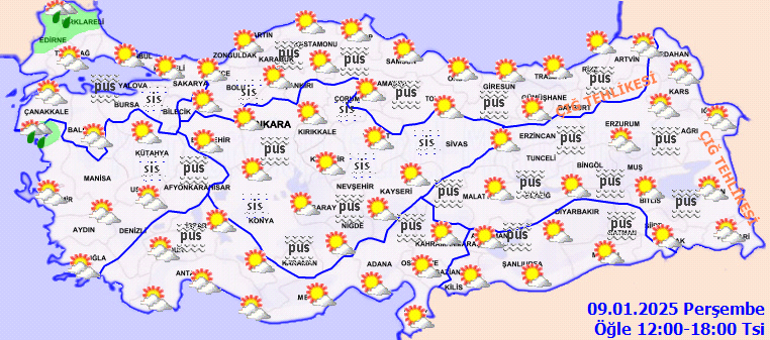 son dakika hava durumu tahminleri il il yarin 9 ocak hava nasil olacak B24z3zsD