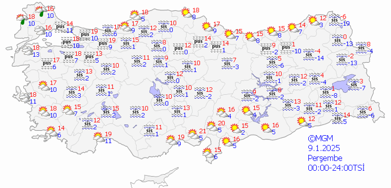 son dakika hava durumu tahminleri il il yarin 9 ocak hava nasil olacak XTltVHM7