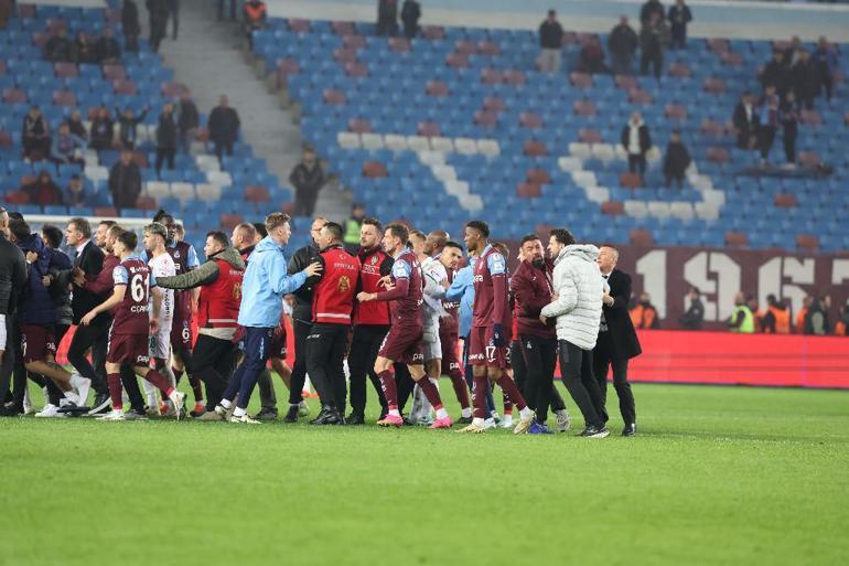 trabzonspor alanyaspor maci sonrasi kavga mac sonu sok suclamalar provokatorherkese kufur eden biri FrgsD1AF