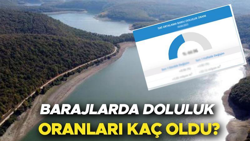 baraj doluluk oranlari iski guncel 17 ocak 2025 istanbul barajlarinda doluluk orani ne