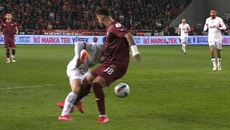 hatayspor galatasaray macina damga vuran pozisyon yuzde yuz penalti yabanci var ciddi hata MjJBhCt4