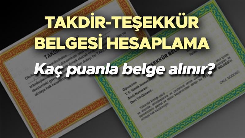 takdir tesekkur hesaplama puani 2025 tesekkur ve takdir belgesi kac puanla alinir 2025 ghWUG1cV