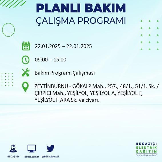 elektrik kesintisi istanbul ayedas bedas sorgulama ekrani 22 ocak istanbulda elektrikler ne zaman saat kacta KMl278BQ