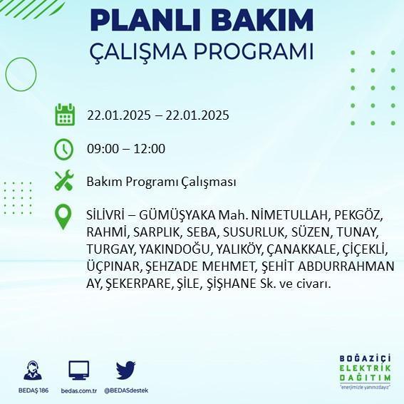 elektrik kesintisi istanbul ayedas bedas sorgulama ekrani 22 ocak istanbulda elektrikler ne zaman saat kacta