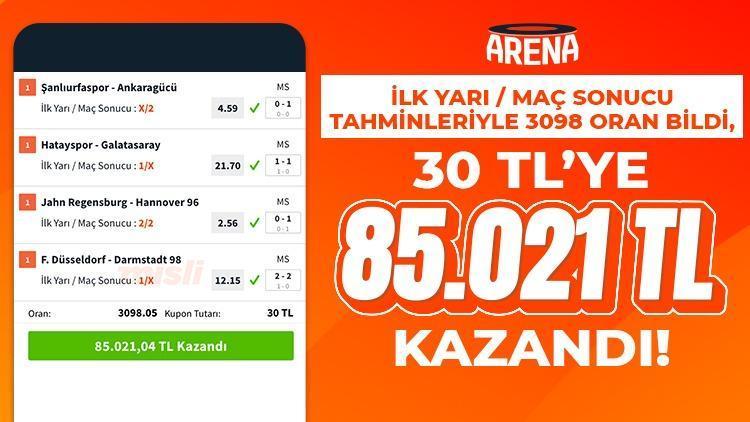 ilk yari mac sonucu tahminleriyle 3098 orani bildi 30 tlye 85021 tl kazandi 4g5l5rGy