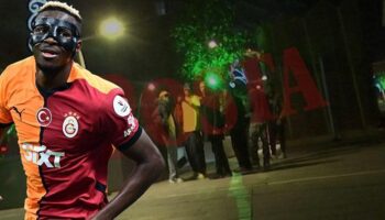 galatasarayin yildizi osimhen mekan cikisi olay cikardi gazetecilere fiziksel saldiri ve tehdit sizi mahvedecegim Mzle9RhZ