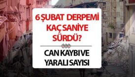 6 subat depremi kac saniye surdu ve saat kacta oldu 6 subat depreminde kac 88aA3FMT