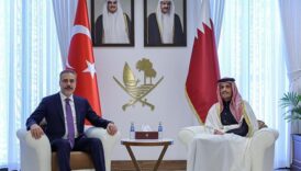 disisleri bakani hakan fidan katarli mevkidasi al sani ile bir araya geldi SnNgUIrw