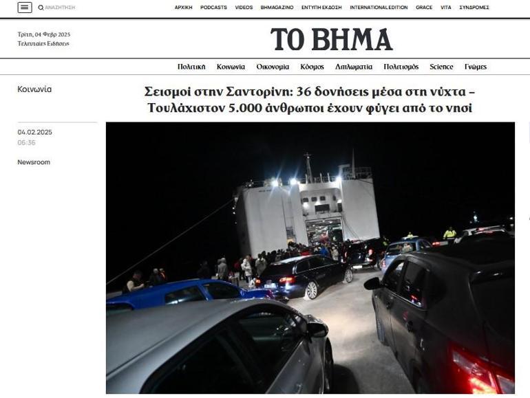komsuda panik ucaklar ve gemiler tiklim tiklim dolu gece boyunca 36 sarsinti sismik hareketlilik