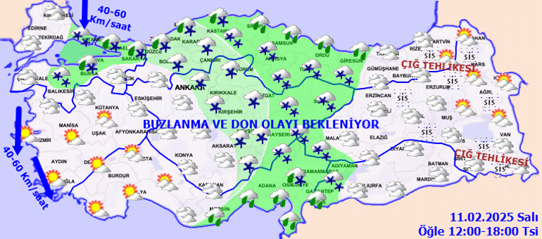 SON DAKİKA HAVA DURUMU TAHMİNLERİ İL İL | Yarın (11 Şubat) İstanbul'da kar var mı, hava nasıl olacak? Meteoroloji ve AKOM'dan uyarı! 4 son dakika hava durumu tahminleri il il yarin 11 subat istanbulda kar var GPFD8yin