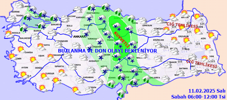 SON DAKİKA HAVA DURUMU TAHMİNLERİ İL İL | Yarın (11 Şubat) İstanbul'da kar var mı, hava nasıl olacak? Meteoroloji ve AKOM'dan uyarı! 3 son dakika hava durumu tahminleri il il yarin 11 subat istanbulda kar var rmrBAS2C