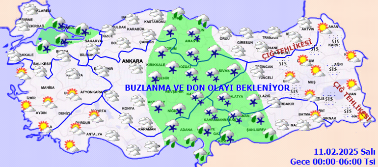 SON DAKİKA HAVA DURUMU TAHMİNLERİ İL İL | Yarın (11 Şubat) İstanbul'da kar var mı, hava nasıl olacak? Meteoroloji ve AKOM'dan uyarı! 2 son dakika hava durumu tahminleri il il yarin 11 subat istanbulda kar var tkJrJSXi