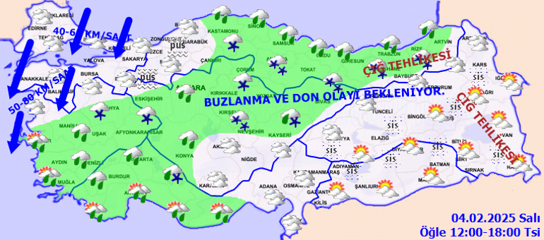 SON DAKİKA HAVA DURUMU TAHMİNLERİ İL İL | Yarın (4 Şubat) hava nasıl olacak? Ankara ve İstanbul'a kar ne zaman yağacak, kar yağacak mı? Meteoroloji ve AKOM tarih vererek uyardı! 4 son dakika hava durumu tahminleri il il yarin 4 subat hava nasil olacak c5s3nrsr