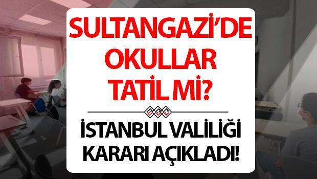 Sultangazi'de okullar tatil mi? 11-12 Şubat bugün ve yarın Sultangazi'de okullar tatil edildi mi? 1 sultangazide okullar tatil mi 11 12 subat bugun ve yarin sultangazide okullar tatil edildi mi