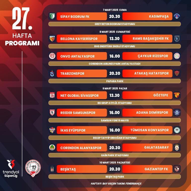 TFF açıkladı: Galatasaray - Fenerbahçe derbisinin günü belli oldu! 3 tff acikladi galatasaray fenerbahce derbisinin gunu belli oldu 2 MrzIIO1V