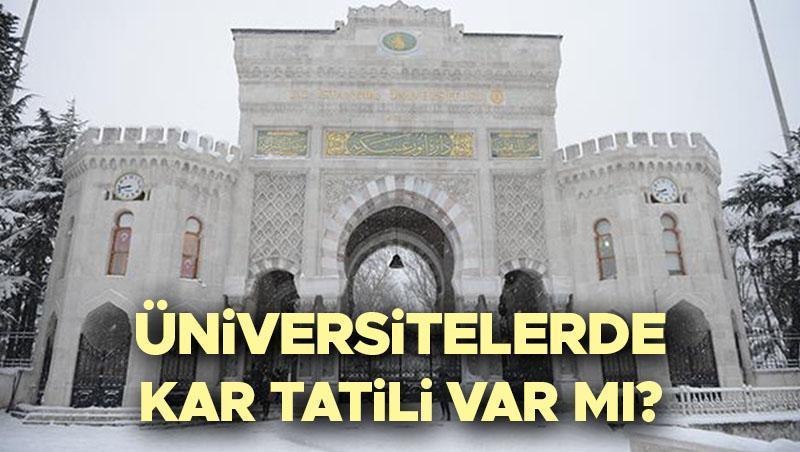 YARIN ÜNİVERSİTELER TATİL Mİ 12 ŞUBAT 2025 ÇARŞAMBA || İstanbul'da yarın üniversiteler tatil oldu mu, kar tatili var mı, hangi üniversiteler tatil? Gözler rektörlük açıklamalarında! 1 yarin universiteler tatil mi 12 subat 2025 carsamba istanbulda yarin universiteler tatil oldu dcZLO63O