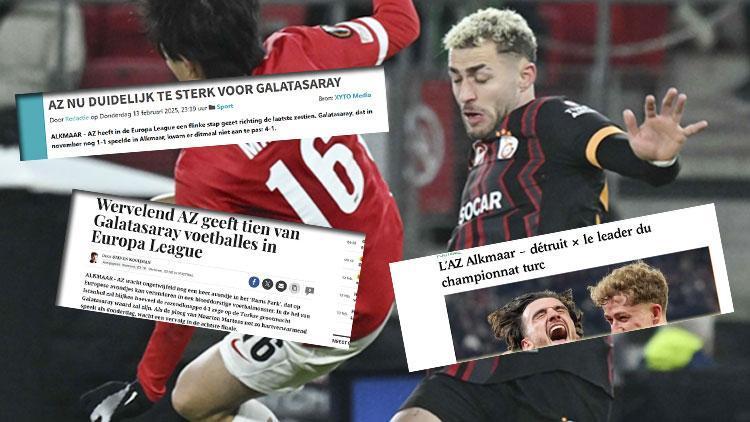 az alkmaar galatasaray maci hollandada manset oldu yerle bir etti B8Km4qJC