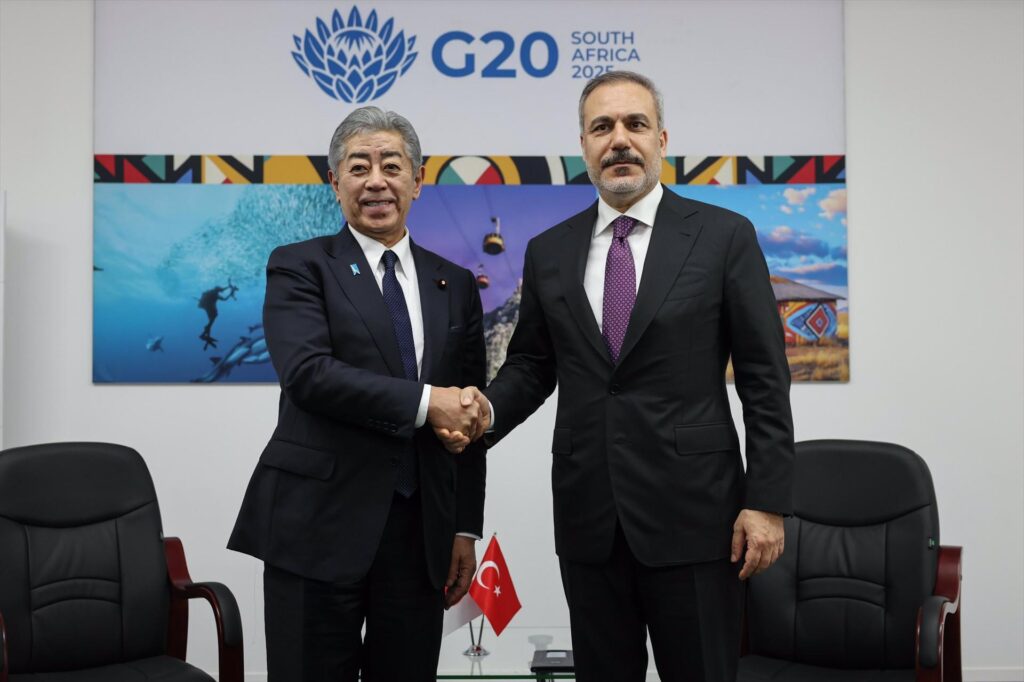 disisleri bakani hakan fidan japonya disisleri bakani iwaya ile gorustu cYqFqaOg