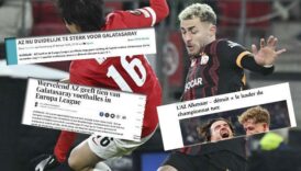 galatasaraya dair olay mansetler hollanda basini az alkmaar macini yazdi yerle bir etti pCPZVFbK