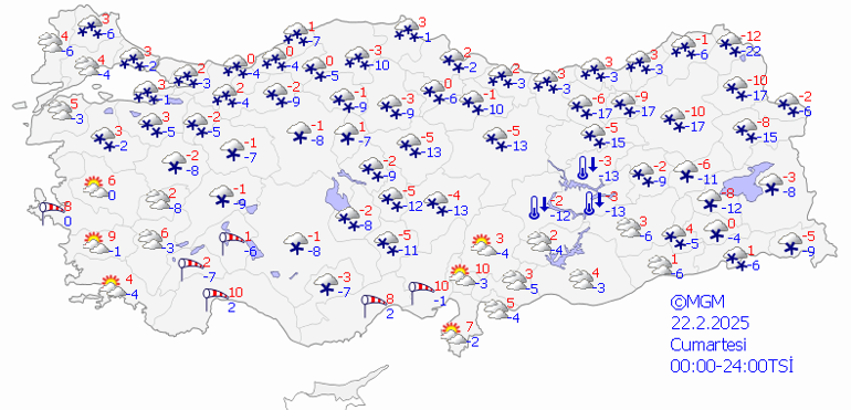 HAVA DURUMU TAHMİNLERİ İL İL 22-23 ŞUBAT 2025 | Yarınki hava durumu nasıl olacak? Hafta sonu Kar yağacak mı, İstanbul'da kar var mı? Meteoroloji'den sarı kodlu alarm! 1 hava durumu tahminleri il il 22 23 subat 2025 yarinki hava durumu nasil olacak BJLdvELf