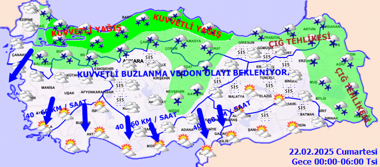 HAVA DURUMU TAHMİNLERİ İL İL 22-23 ŞUBAT 2025 | Yarınki hava durumu nasıl olacak? Hafta sonu Kar yağacak mı, İstanbul'da kar var mı? Meteoroloji'den sarı kodlu alarm! 3 hava durumu tahminleri il il 22 23 subat 2025 yarinki hava durumu nasil olacak fmRBnC24