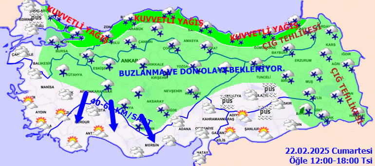 HAVA DURUMU TAHMİNLERİ İL İL 22-23 ŞUBAT 2025 | Yarınki hava durumu nasıl olacak? Hafta sonu Kar yağacak mı, İstanbul'da kar var mı? Meteoroloji'den sarı kodlu alarm! 5 hava durumu tahminleri il il 22 23 subat 2025 yarinki hava durumu nasil olacak iXVdNNGF