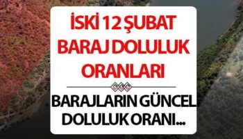 iski istanbul baraj doluluk oranlari 12 subat gozler iski baraj doluluk orani yuzdesinde 56ImReli