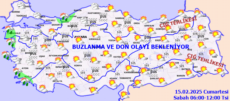 SON DAKİKA HAVA DURUMU TAHMİNLERİ İL İL 15 ŞUBAT 2025 | Hafta sonu hava nasıl olacak? Yarın İstanbul'da kar yağacak mı? Meteoroloji ve AKOM'dan yeni uyarı: Kar geri geliyor! 3 son dakika hava durumu tahminleri il il 15 subat 2025 hafta sonu hava MERJpell
