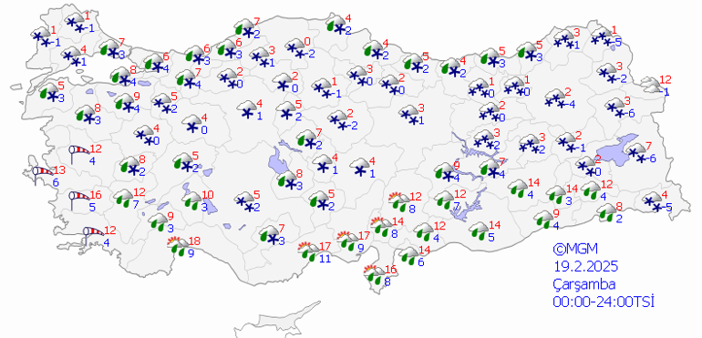SON DAKİKA HAVA DURUMU TAHMİNLERİ İL İL 19 ŞUBAT | Yarın hava nasıl olacak? İstanbul'a kar yağacak mı, yarın İstanbul'da kar var mı? Meteoroloji, AKOM ve Valilik'ten peş peşe uyarı! 1 son dakika hava durumu tahminleri il il 19 subat yarin hava nasil olacak v3d7pVcs