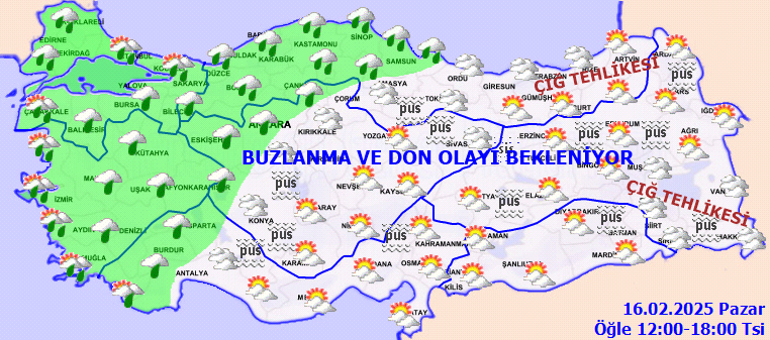 SON DAKİKA HAVA DURUMU TAHMİNLERİ İL İL | Yarın (16 Şubat) hava nasıl olacak? İstanbul'a ne zaman kar yağacak, kar yağacak mı? Meteoroloji tarih verdi! 4 son dakika hava durumu tahminleri il il yarin 16 subat hava nasil olacak pCKK7dKS
