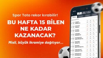 spor toto rekor kirabilir bu hafta 15 bilen ne kadar kazanacak misli buyuk ikramiye HLthk8yj
