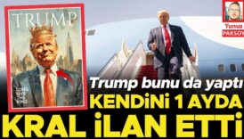 trump bunu da yapti kendini 1 ayda kral ilan etti fO5irqOu