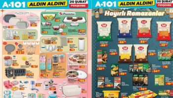 yarin satista 20 subat a101 aktuel urunler katalogu a101de bu persembe neler var Qu9dSihy