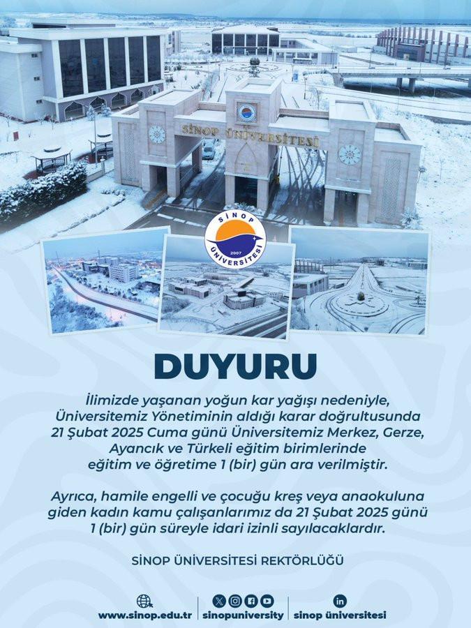 YARIN ÜNİVERSİTELER TATİL Mİ 21 ŞUBAT 2025 CUMA | İstanbul'da yarın üniversiteler tatil oldu mu, kar tatili var mı, hangi üniversiteler tatil edildi? Vali Gül duyurdu... Gözler rektörlük açıklamalarında! 10 yarin universiteler tatil mi 21 subat 2025 cuma istanbulda yarin universiteler tatil oldu 4z89qlKb