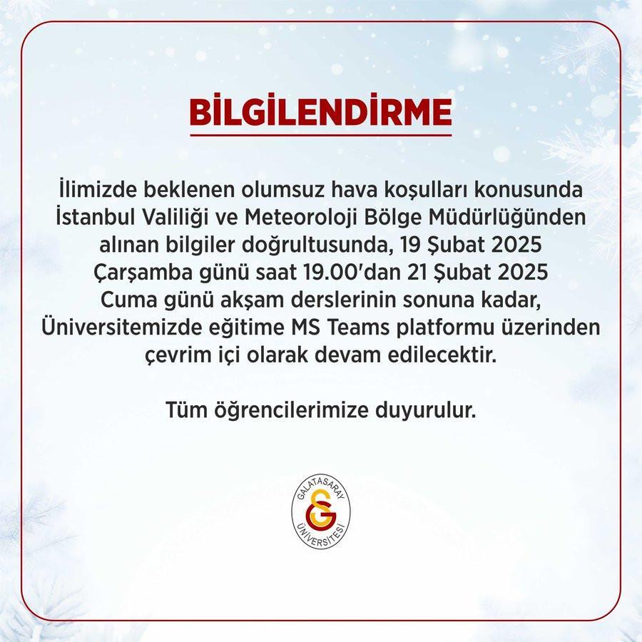 YARIN ÜNİVERSİTELER TATİL Mİ 21 ŞUBAT 2025 CUMA | İstanbul'da yarın üniversiteler tatil oldu mu, kar tatili var mı, hangi üniversiteler tatil edildi? Vali Gül duyurdu... Gözler rektörlük açıklamalarında! 8 yarin universiteler tatil mi 21 subat 2025 cuma istanbulda yarin universiteler tatil oldu aPtlEy38