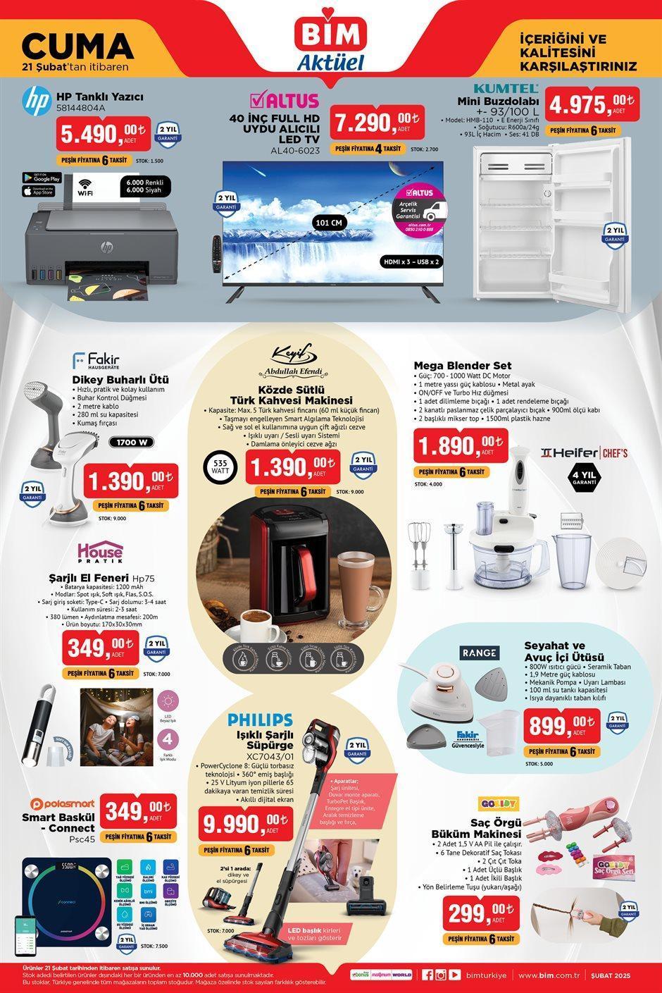 YEPYENİ 21 ŞUBAT BİM AKTÜEL ÜRÜNLER 2025 KATALOĞU 🔴🛒- CUMA İNDİRİMLERİ|| Bim'de bu hafta neler var? Bim katalog Dikey Buharlı Ütü, Işıklı Şarjlı Diker Süpürge getiriyor! 5 yepyeni 21 subat bim aktuel urunler 2025 katalogu cuma indirimleri bimde bu hafta FZCjg1hr