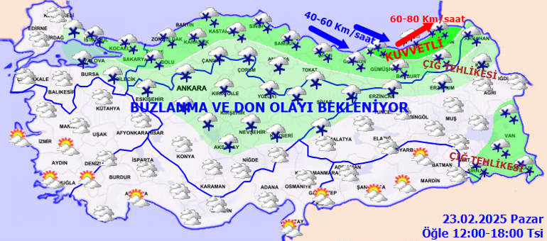 hava durumu tahminleri il il yarin 23 subat hava nasil olacak kar yagacak mi R9DXUWd9